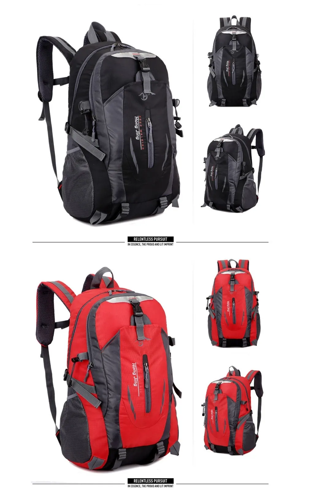 Открытый водонепроницаемый рюкзак большой емкости 40л альпинистская походная спортивная сумка с несколькими карманами Высококачественная дорожная сумка