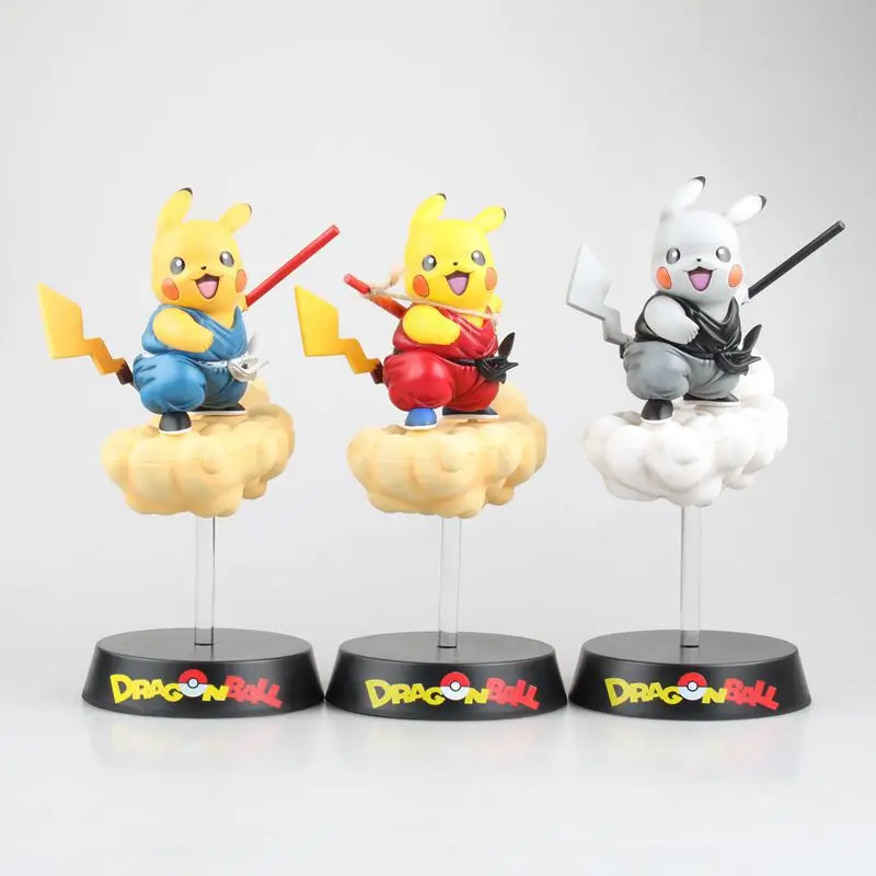

Pet Elf Pokemon Pikachu COS Dragon Ball Wukong Somersault Cloud Boxed Garage Kit