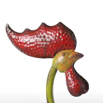 

New Rooster Flower Pot Garden Fower Pots Plastic Decoration Gift plant in pot Home Decoration Mini Pot Metal Multicolor