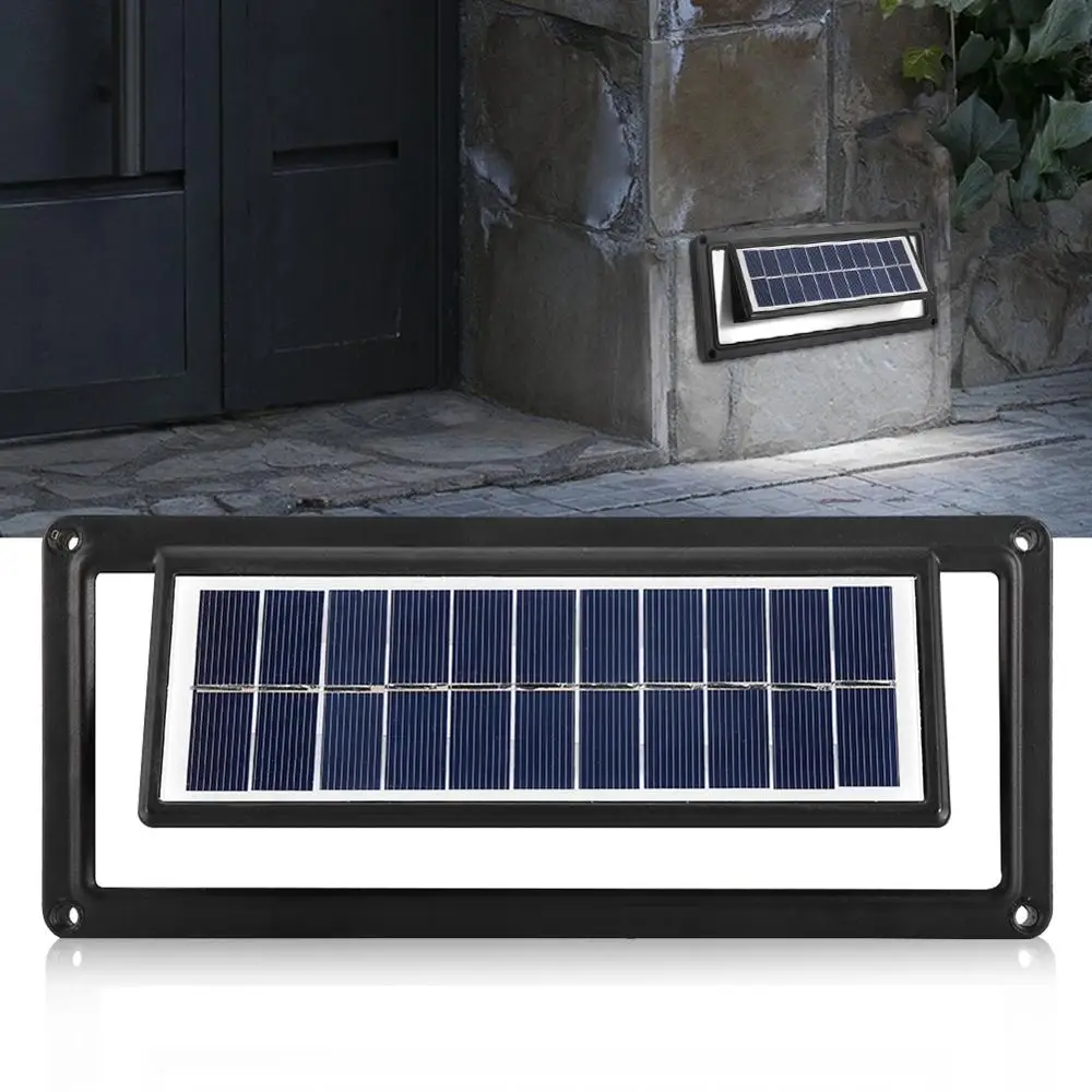 Luces solares para Внешняя Солнечная Ландшафтная настенная лампа интеллектуальный датчик звукового контроля Солнечная садовая лампа для дорожек