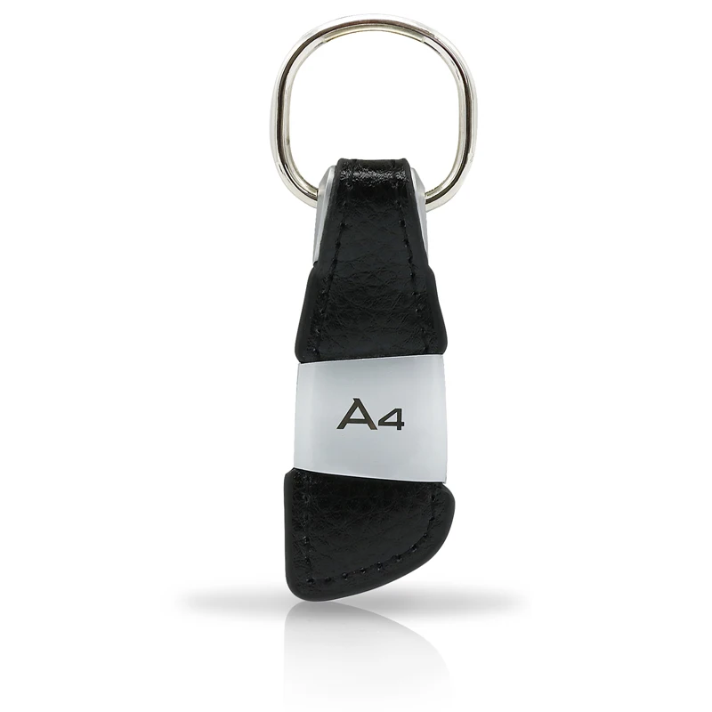 Car Emblem Metal Keychain for AUDI A3 A4 A5 A6 Q3 Q5 logo keychain personalized gift car accessories key ring Pendant - Название цвета: Оранжевый