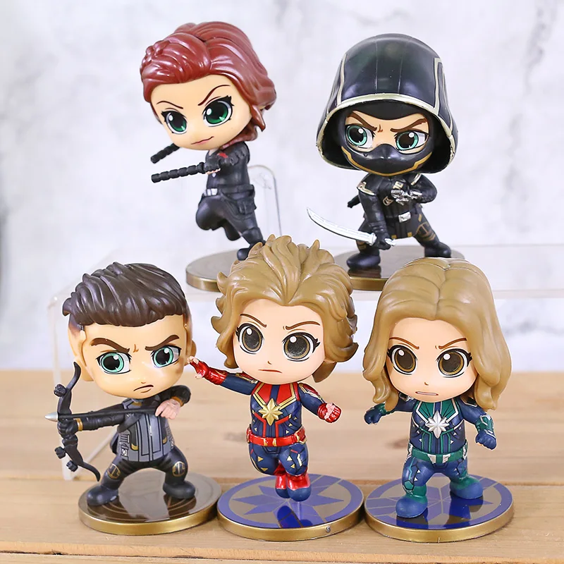 Экшн-фигурка из ПВХ Мстители: финал Капитан Marvel Кэрол данверс черная вдова Hawkeye