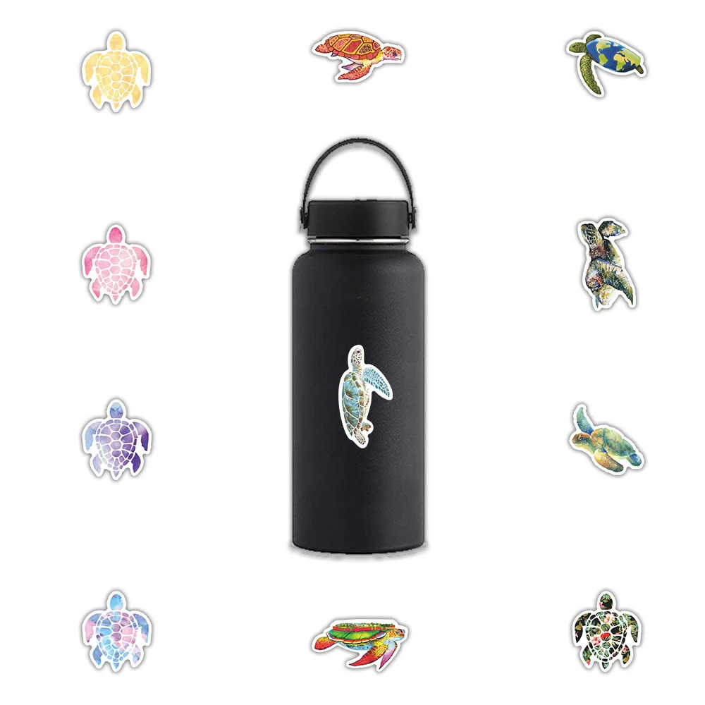 Marine Protection Sea Turtle Stickers Waterproof Decal Laptop Motorcycle Luggage Snowboard Fridge Car Sticker 10/30/50Pcs