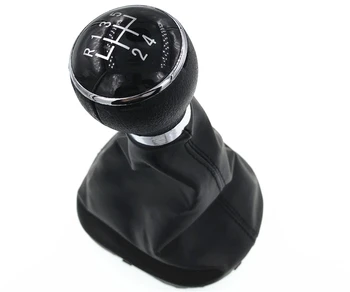 

Free Shipping 5 Speed Gear Shift Knob Gaiter Boot For VW Touran Caddy MK2 2003-2010 2004-2009 Leather Car Gear Gaiter Boot Parts