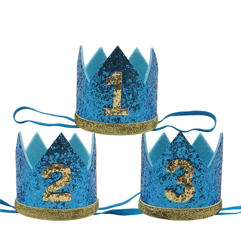 Birthday Crown 1Pcs 1 2 3 4 5 6 Years boy Birthday Crown Headband kids Birthday Party Baby Shower Decoration 1st 2nd 3th 4th birthday hat party hat,birthday crown,baby crown hat,birthday headband set