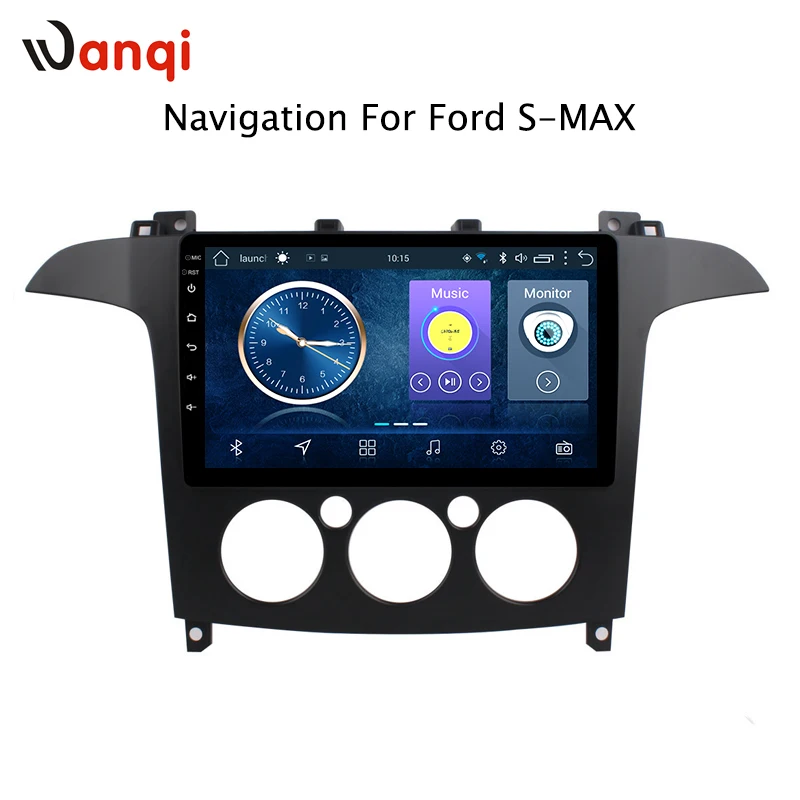 

wanqi For Ford S-Max 2007 2008 Hot Sale 9 Inch Android 8.1 Car Dvd Gps Player built-in Radio Video Navigation Bt Wifi