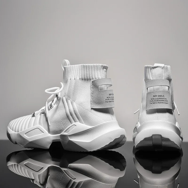 

Wa zi xie Men's Winter New Style Air Force One Sports Thick Bottomed Putian AJ MEN'S SHOES Korean-style Trend Men High Shoes