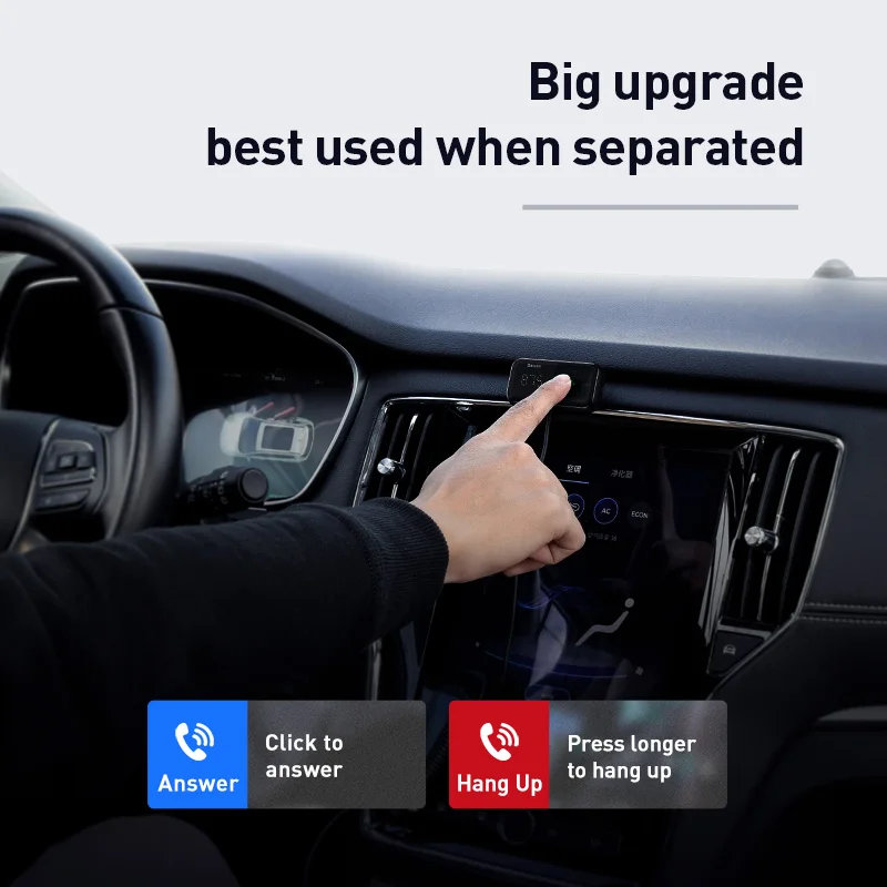 Автомобильный fm передатчик Baseus Bluetooth 5 0 3.1A USB Автомобильное зарядное устройство AUX