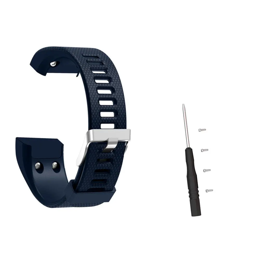 Замена совместимых полос для Garmin Vivosmart HR с металлической пряжкой фитнес-браслет ремешок пот и водостойкий браслет