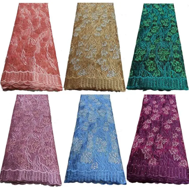 Нигерийские бусины кружевная ткань 2020 камни высокое качество африканская для