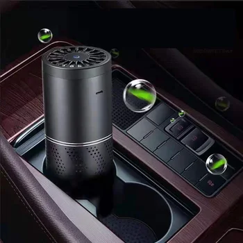 

New Air Purifier Aluminium alloy HEPA Filter Fresh Air Anion Car Air Purifier Air Cleaner best for Car Home Office