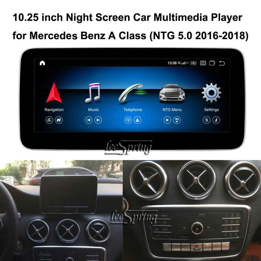 10 25 Zoll Touch Screen Android 10 0 Auto Multimedia Player Fur Mercedes Benz Eine Klasse A180 W176 Ntg 5 0 Car Multimedia Player Aliexpress