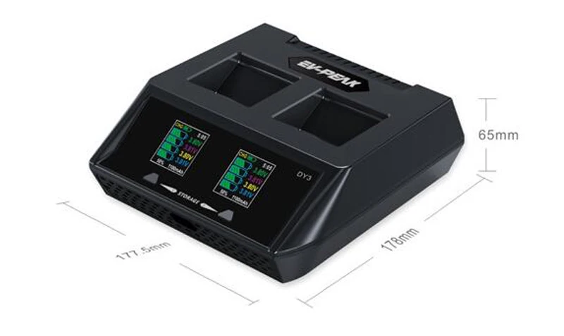 DY3-For-YUNEEC-H480-Typhoon-H-Battery-Remote-Controller-2in1-Lipo-Charger-70W-6Ax2-LiHV-Battery