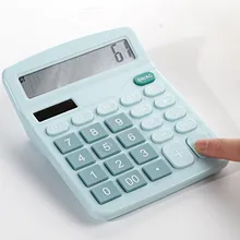 

LCD Large Screen Desktop Calculators Home Office School Calculators Financial Accounting Tools Calculator 12 Digits Electronic