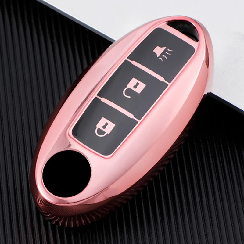 Cover Telecomando/chiave per Nissan Qashqai j11 j10 Juke Tiida Patrol Versa Pathfinder nota per Infiniti fx35 - He5495d5d99b74920a23841fc7dd1331cL