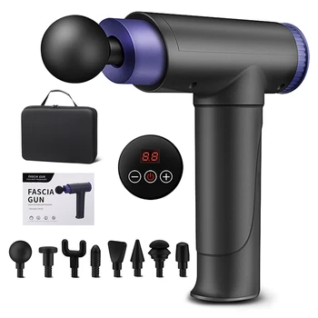 

3000r/min Massage Gun Muscle Relaxation Massager Vibration Fascial Gun Fitness Equipment Noise Reduction Design For Male Female