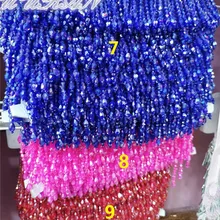 Бусы, сделанные своими руками бахрома кисточка отделка для танцевального костюма, верхнее дизайнерское платье кружевная отделка бисером бахрома ярко-синий красный фуксия розовый