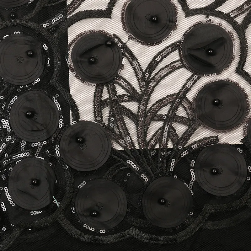 Африканская кружевная французское кружевная ткань Лидер продаж нигерийское Тюлевое кружево ткань Высокое качество 3d французская кружевная ткань с вышивкой YA2825B-4