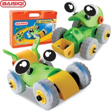 2 в 1 BAISIQI 6824 Интеллектуальный набор инструментов для сборки модель создать DIY винт для игрушки Набор кубиков для 5-6-7-8-9 лет ребенок мальчик