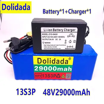 

original NEW 48V29Ah 500w 13S3P 48V Lithium ion Battery Pack 29000mah For 54.6v E-bike Electric bicycle Scooter with BMS