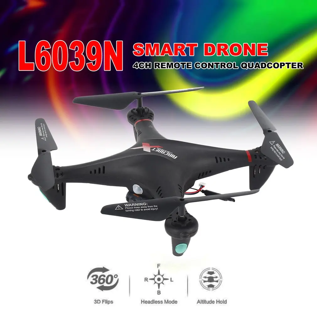 

L6039N 2.4G RC Selfie Smart Drone FPV Quadcopter Aircraft with Altitude Hold 3D Flip Camera Speed Mode HOT