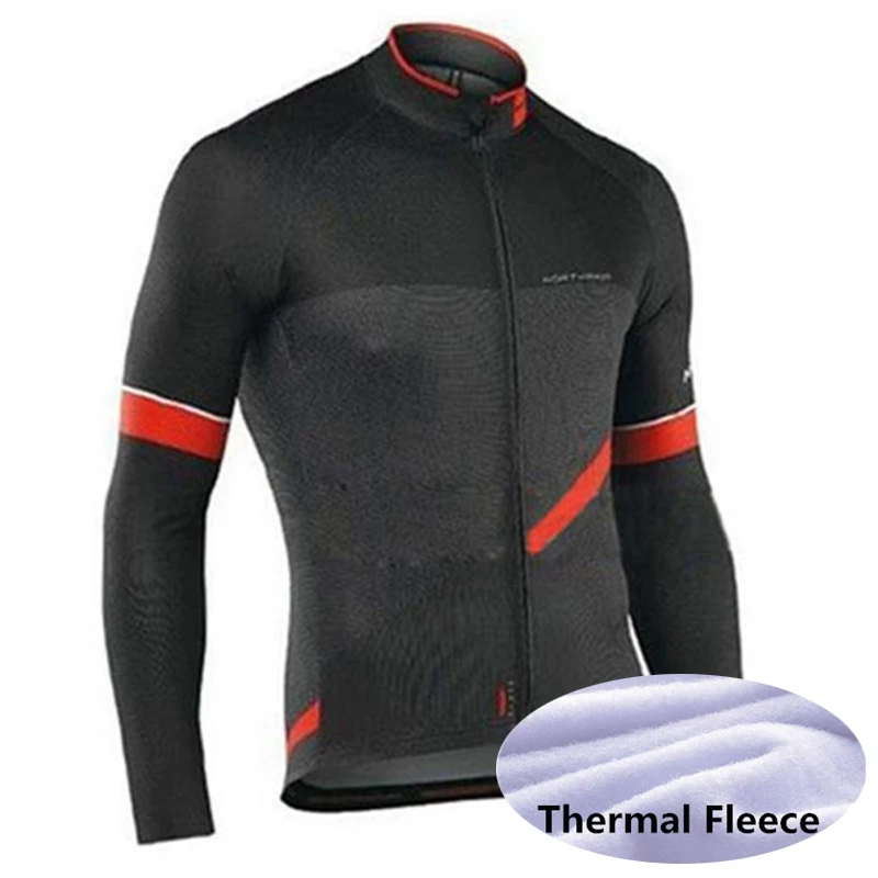 Зимняя велосипедная Джерси Одежда для велоспорта с длинным рукавом Теплая Флисовая велосипедная одежда мужская теплая уличная спортивная форма Y101704