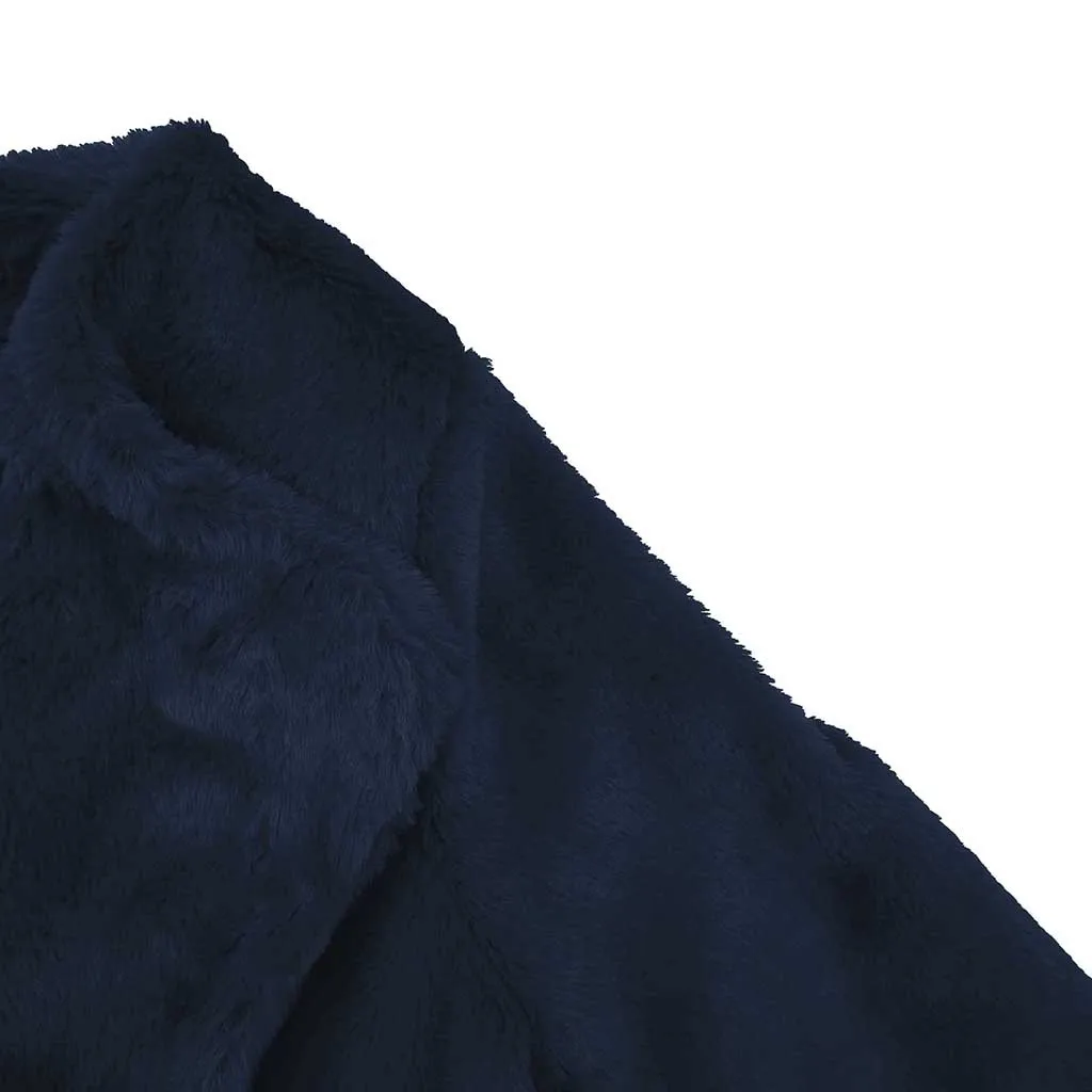 Пальто из искусственного меха модная женская зимняя теплая куртка Верхняя одежда короткое пальто Верхняя одежда без рукавов Верхняя одежда Chaqueta Mujer bontjas плюшевое пальто