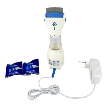 

1 set pet head lice comb flea comb electric lice remover lice to drive eggs physical cleaner 12V Massage comb