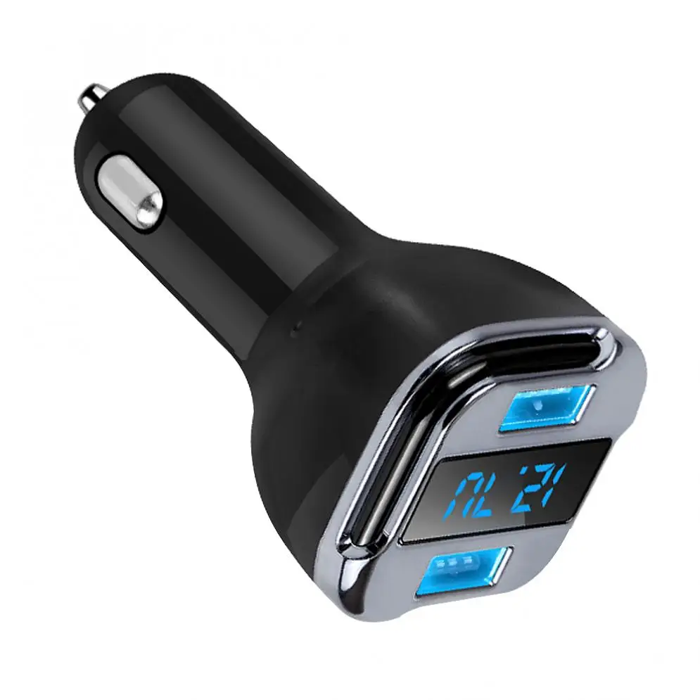 24W 4.2A 2 Port Dual USB Location Car Quick Charger GPS Car Satellite Positioning Tracker with OLED Display
