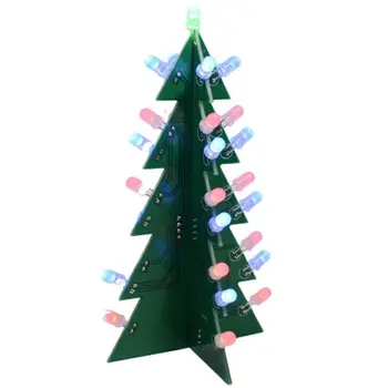 

Diy Starry Sky Effect Three-Dimensional 33 Led Light Decoration Christmas Tree Double Power Supply Option