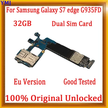 

For Samsung Galaxy S7 edge G935FD Motherboard Dual Sim Card,EU Version Original unlocked for Galaxy S7 G935FD Mainboard 32G