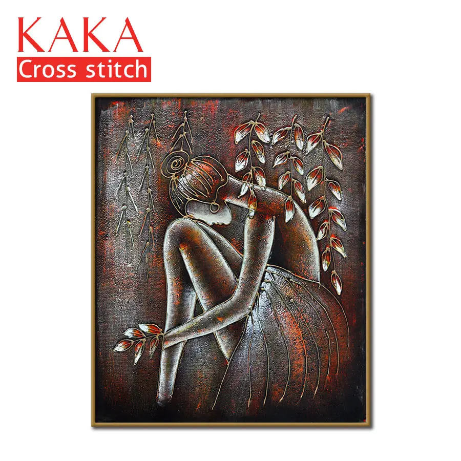 Наборы для вышивки крестиком наборы с напечатанным рисунком 11ct холст домашнего