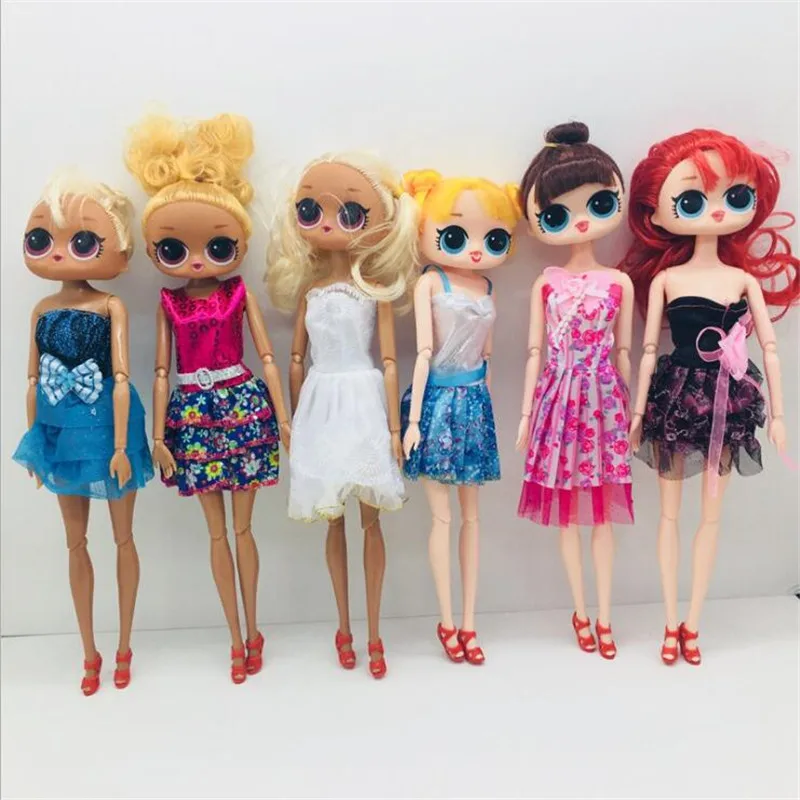 Lol Surprise Series Cross Dressing Dolls Anime Kids Toys Action Figure Pvc Model Cute Doll Children Gifts | Игрушки и хобби
