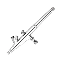 Onnfang Аэрограф 2cc двойного действия 0,2 мм Калибр горшок тонкий спрей окрашенный пистолет-распылитель дизайн ногтей без воздушного компрессора