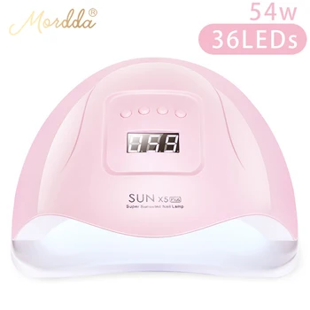 

MORDDA SUN X5 Plus UV LED Lamp Nails Dryer 54W Nail Varnish Lamp For Manicure With Timing Drying Lamp All For Gel Home Use Tools