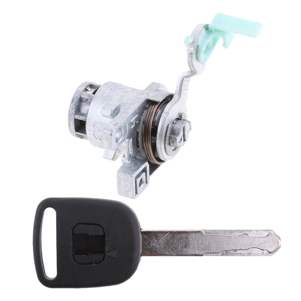 Car Front Exterior Door Lock Cylinder With Key Replacement for Honda Accord 03-07 4 Doors