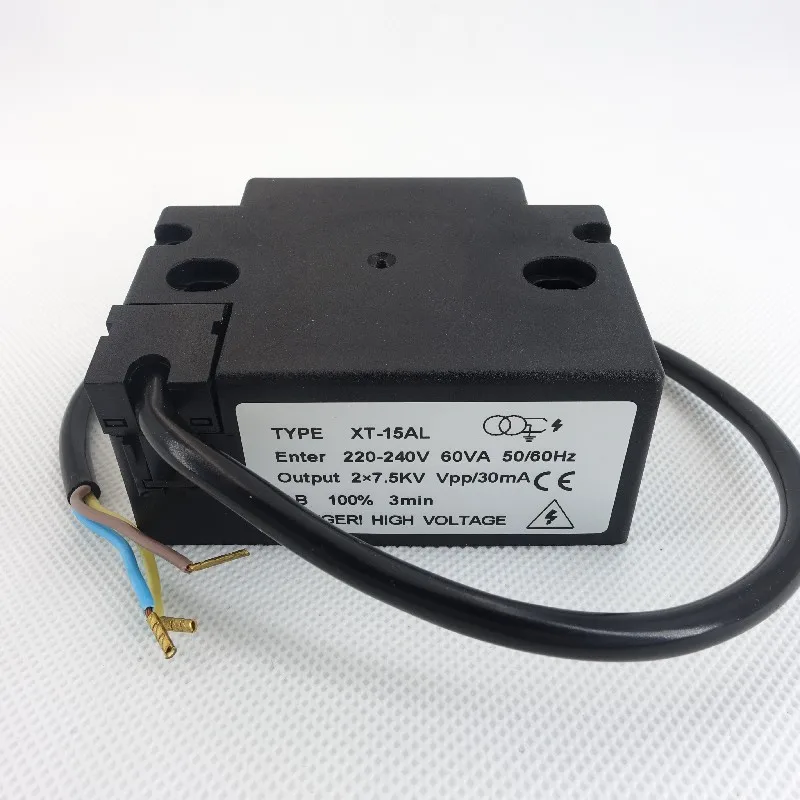 Voltage Pulse Ignition Transformer 220V High Voltage Fuel Burner Diesel Methanol Waste Oil Igniter XT15AL Electronic Transformer grill ignition system,ignition high voltage line