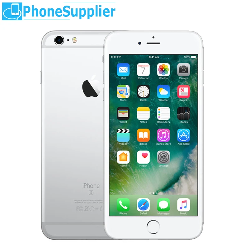 Apple iPhone 6S Plus, разблокированный смартфон, 5,5 дюймов, Apple A9, двухъядерный, 16 ГБ/64 Гб/128 ГБ rom, камера 12 МП, IOS, телефоны с отпечатками пальцев