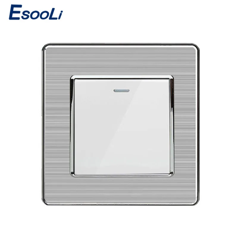  Wall Switches 1/2/3/4 Gang Button LED Lamp Light Switch On / Off Wall Switch Push Button Interrupto - 4000062183338