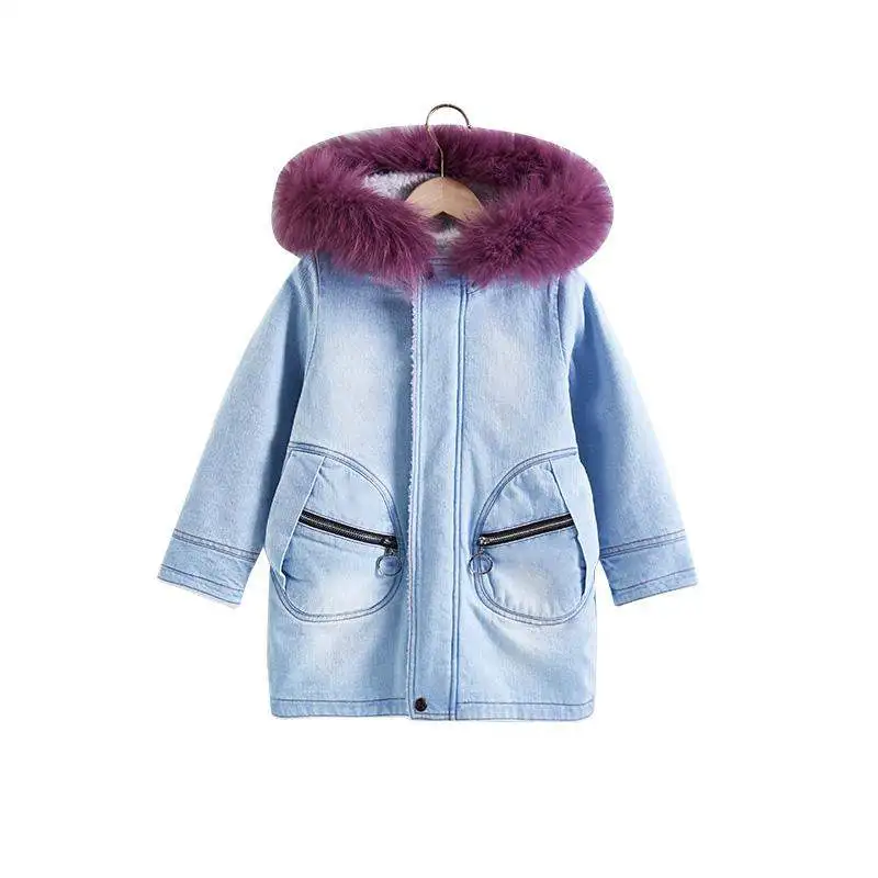 

Children's cowboy plus velvet warm jacket 4
