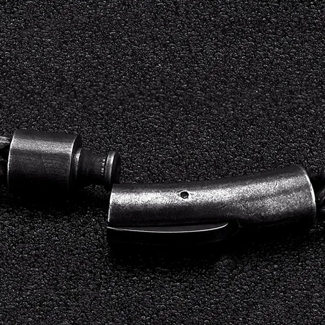 OSTAN Bracciale Uomo Acciaio Inossidabile - Cinturino Motociclista, 21.5cm, Design Pesante - Foto 13