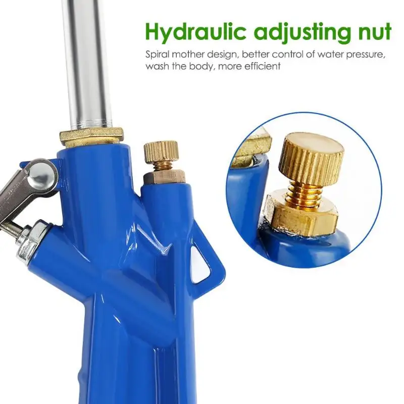 400 мм Очиститель моторного масла, автомобильный пистолет для очистки воды, пневматический инструмент с 120 см шлангом, самопоглощающий дизайн с трубой 400x85x15 мм