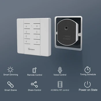 

D1 DIY Wifi Switch Smart Dimmer Light Switch 433Mhz RF Controlled Switch via eWeLink APP Google Home Alexa