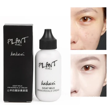 

Full Coverage Waterproof Lazy Face Foundation Cream Goat Milk Revitalizing Professional Makeup Base Brighten Women Cosmetics