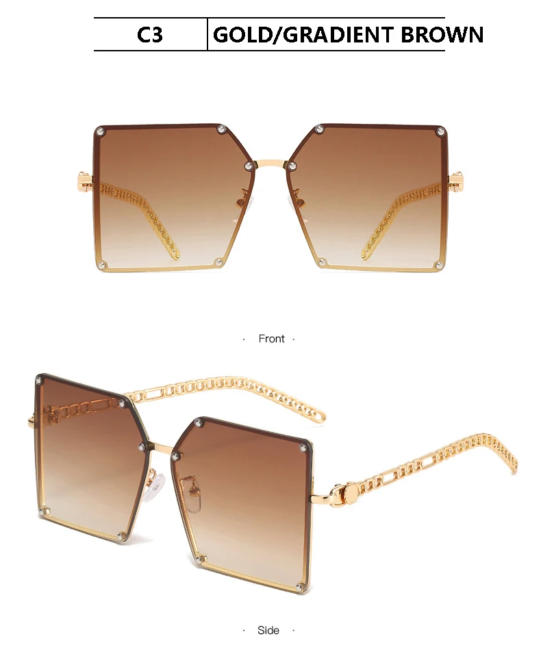 oversized square sunglasses