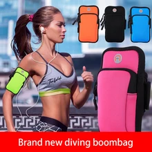Gym Arm Phone Bagpouch Outdoor Sport Universal Running Armband Phone Waterproof High Quality Jogging Fitness Phone Arm Band Bag