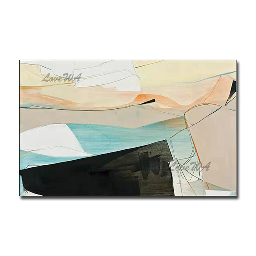 Картина для интерьера абстрактный дизайн ручная роспись картина маслом холст