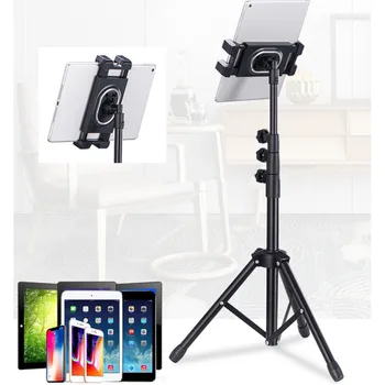 

Universal Retractable Adjustable 180 Degree Rotating Tablet Holder Stand Tripod Mount Suitable For Cell Phone Tablet Tripod