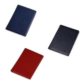 

Portable Passport Holder Travel Genuine Leather ID Credit Card Case Protector Organizer Cover Protector
