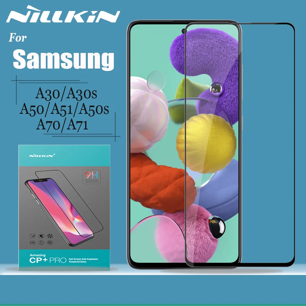 Защитное стекло Nillkin для samsung Galaxy A30 A30s A50 A50s A51 A70 A71 закаленное 2.5D защитное с полным